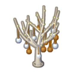 Gold And White Ornament Tree Product Image