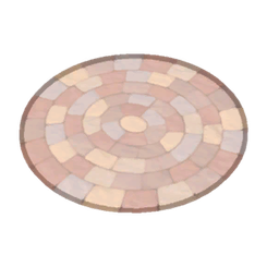 Large Tea Garden Stone Rug Product Image