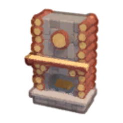 Log Fireplace Product Image