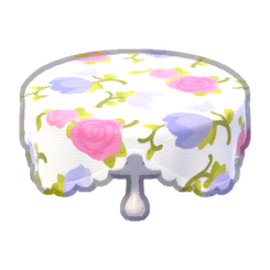 Tea Garden Round Cloth Dining Table Product Image