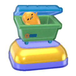 Uncommon Gudetama Dumpster Figure Product Image