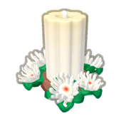 Tall Anemone Candle Product Image