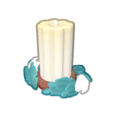 Tall Frostfeather Candle Product Image