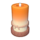 Tall Orange Candle Product Image