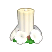 Tall Petunia Candle Product Image