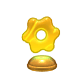 Yellow Power Crystal Decoration Product Image